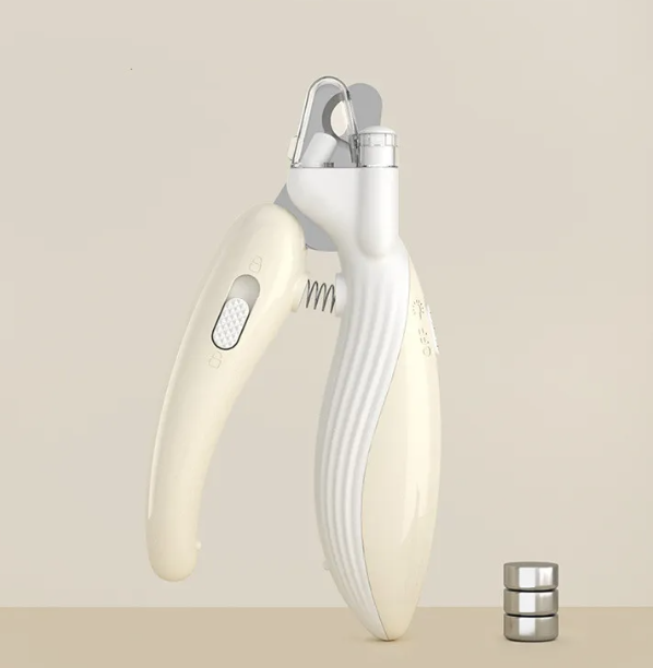 Tagliaunghie Elettrico per Animali con Luce LED – Lima Unghie Sicura e Precisa per Cani e Gatti