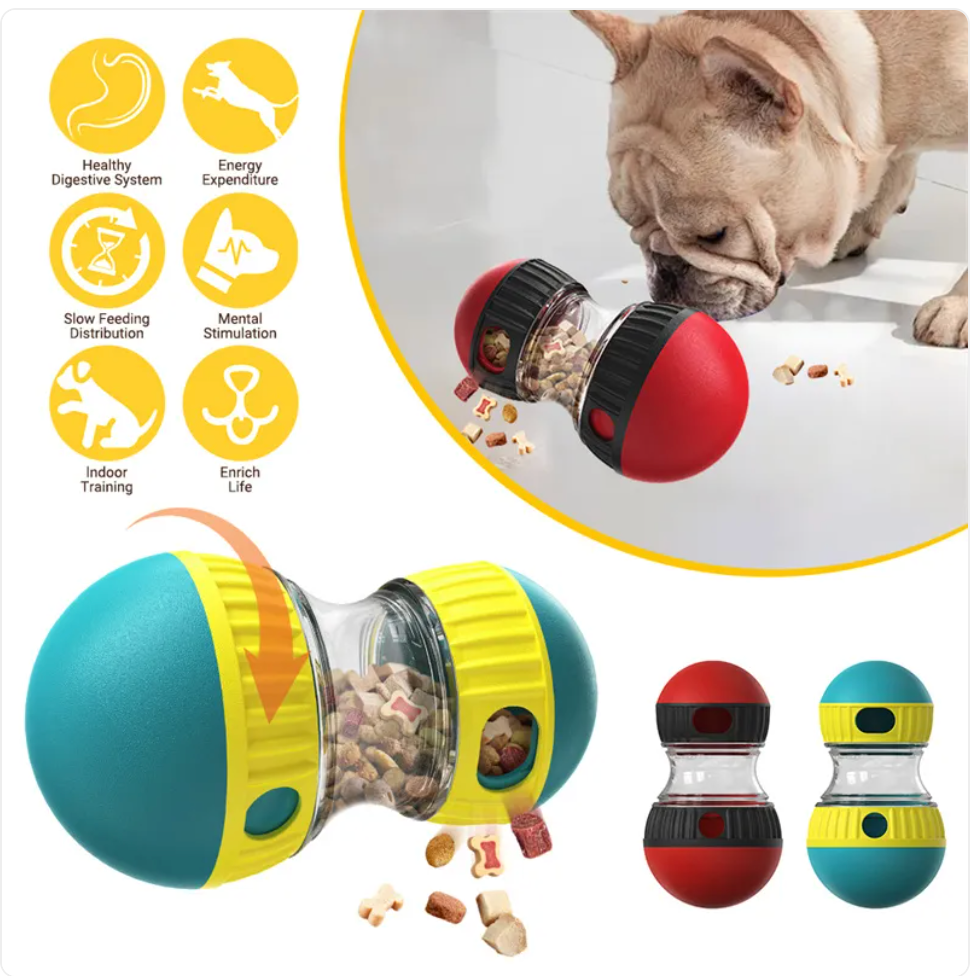 Gioco Interattivo per Cani con Dispenser di Cibo - Puzzle Antistress e Slow Feeding per Stimolare la Mente del Tuo Amico Fedele
