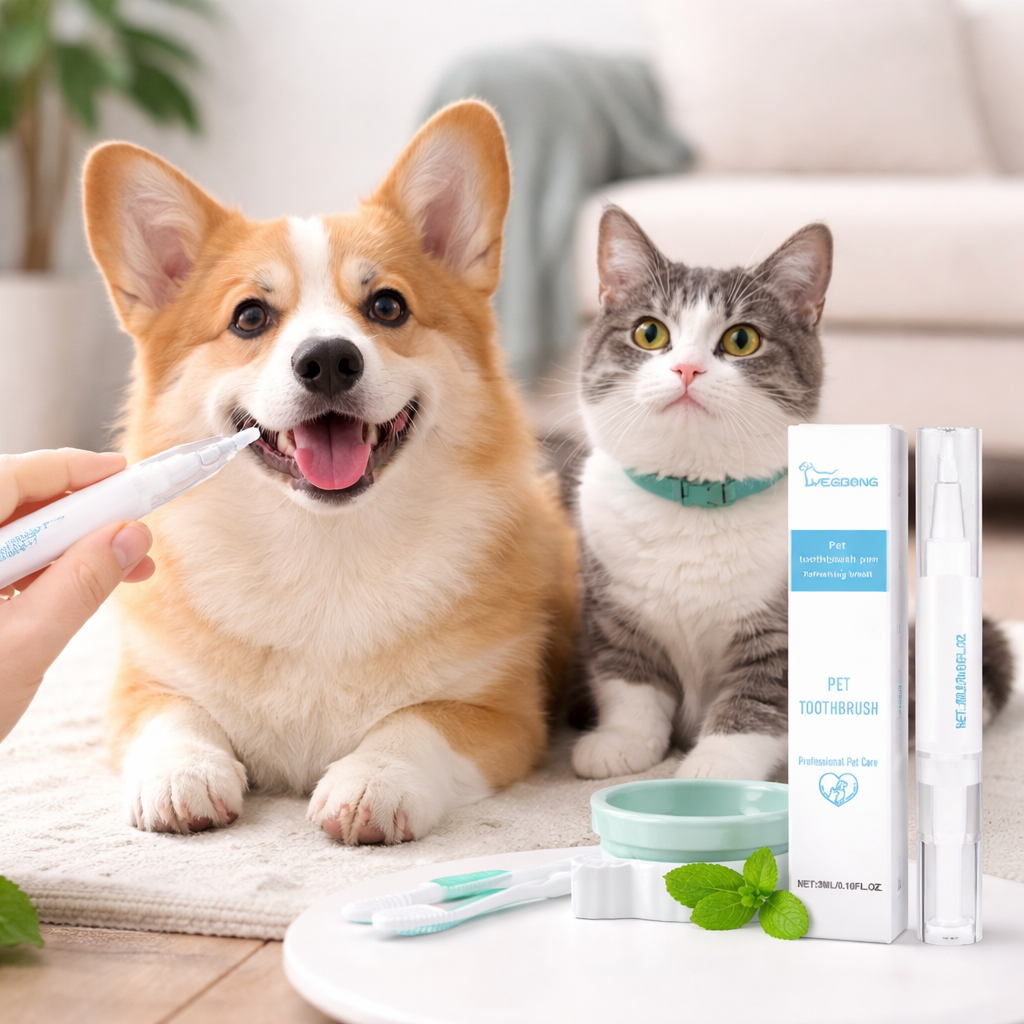 Penna Dentale per Animali - Pulizia Denti Cani e Gatti e Igiene Orale