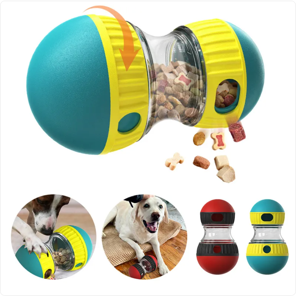 Gioco Interattivo per Cani con Dispenser di Cibo - Puzzle Antistress e Slow Feeding per Stimolare la Mente del Tuo Amico Fedele