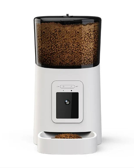 Distributore Automatico per Animali con Telecamera HD 1080p e Controllo Smart da App